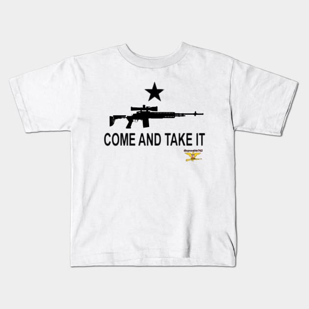 Come and take it mk14 Kids T-Shirt by disposable762